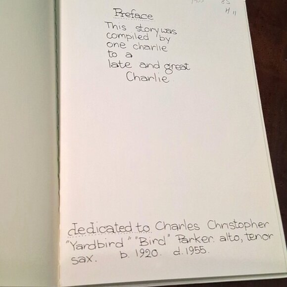 RARE! Ode To A Highflying Bird - Chsrlie Watts  Book - Picture 2 of 6